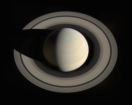 Imagen de Saturno tomada en el a�o 2013 por la sonda Cassini
